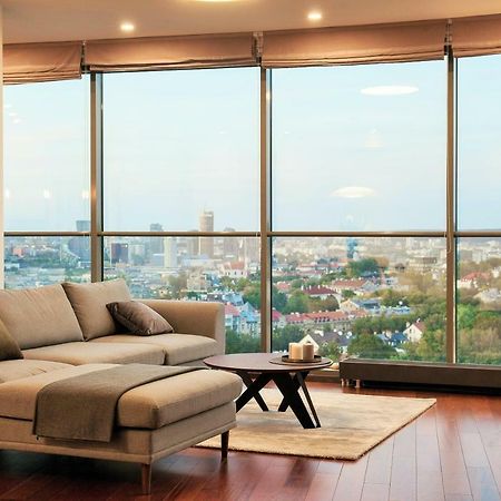 Luxury Panoramic Vilnius Apartment Bagian luar foto