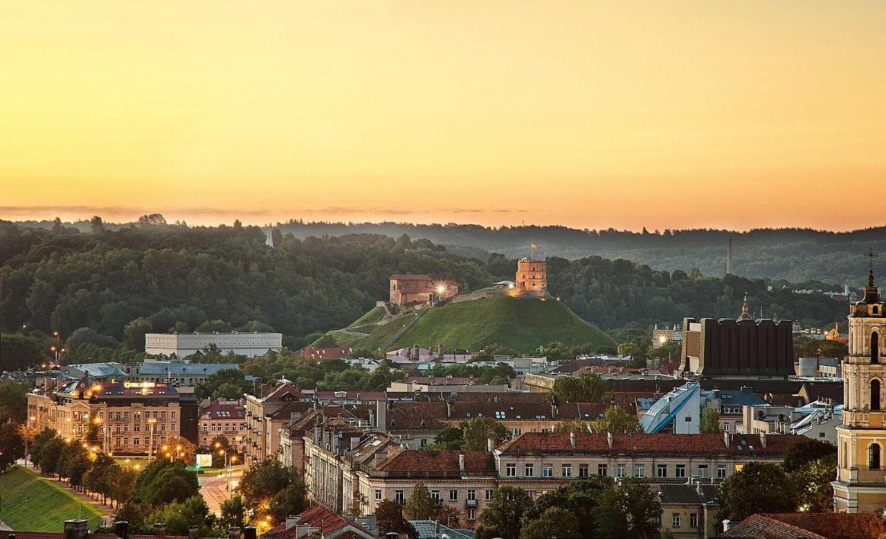 Luxury Panoramic Vilnius Apartment Bagian luar foto