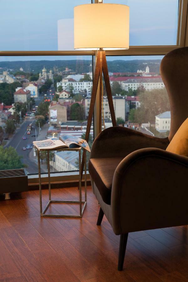 Luxury Panoramic Vilnius Apartment Bagian luar foto