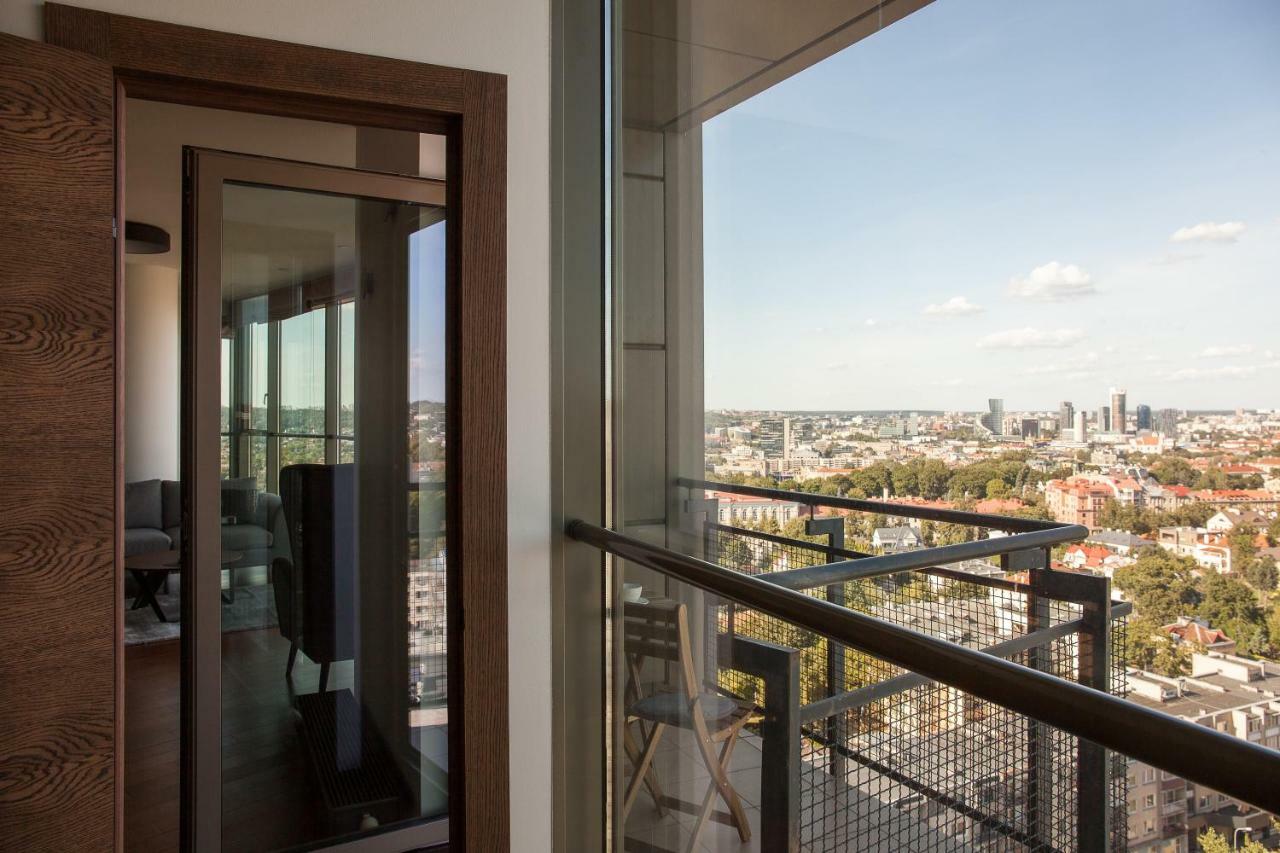 Luxury Panoramic Vilnius Apartment Bagian luar foto