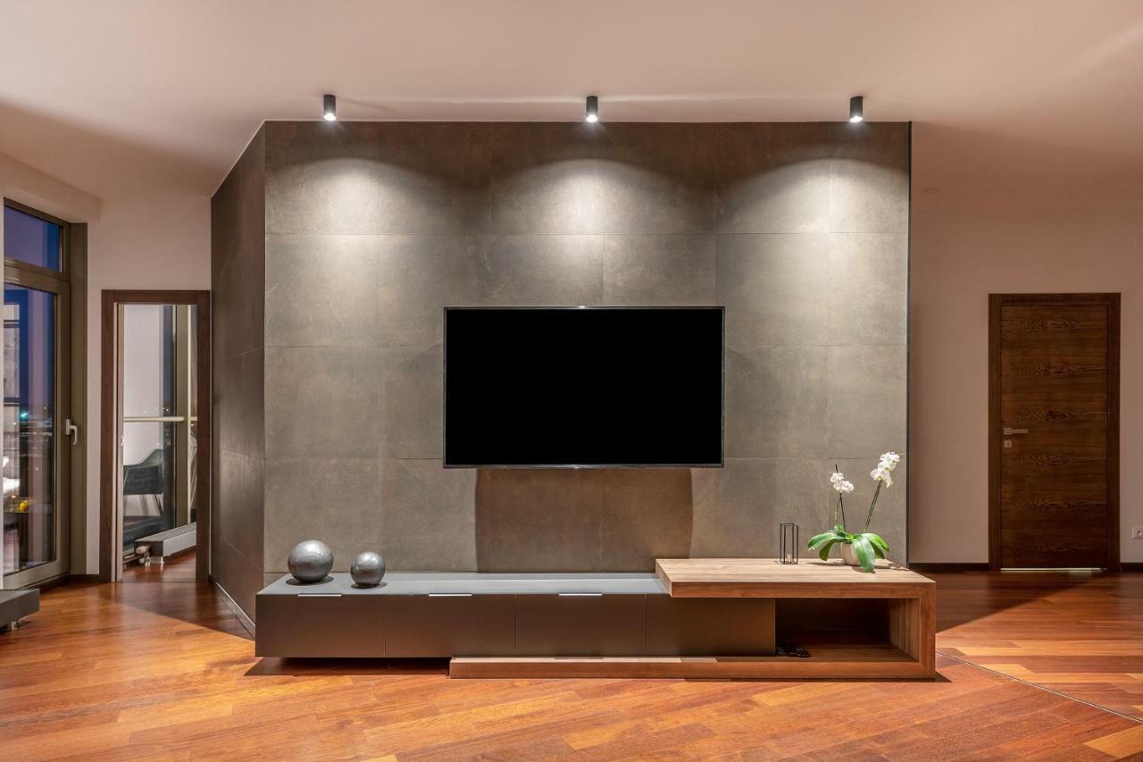 Luxury Panoramic Vilnius Apartment Bagian luar foto