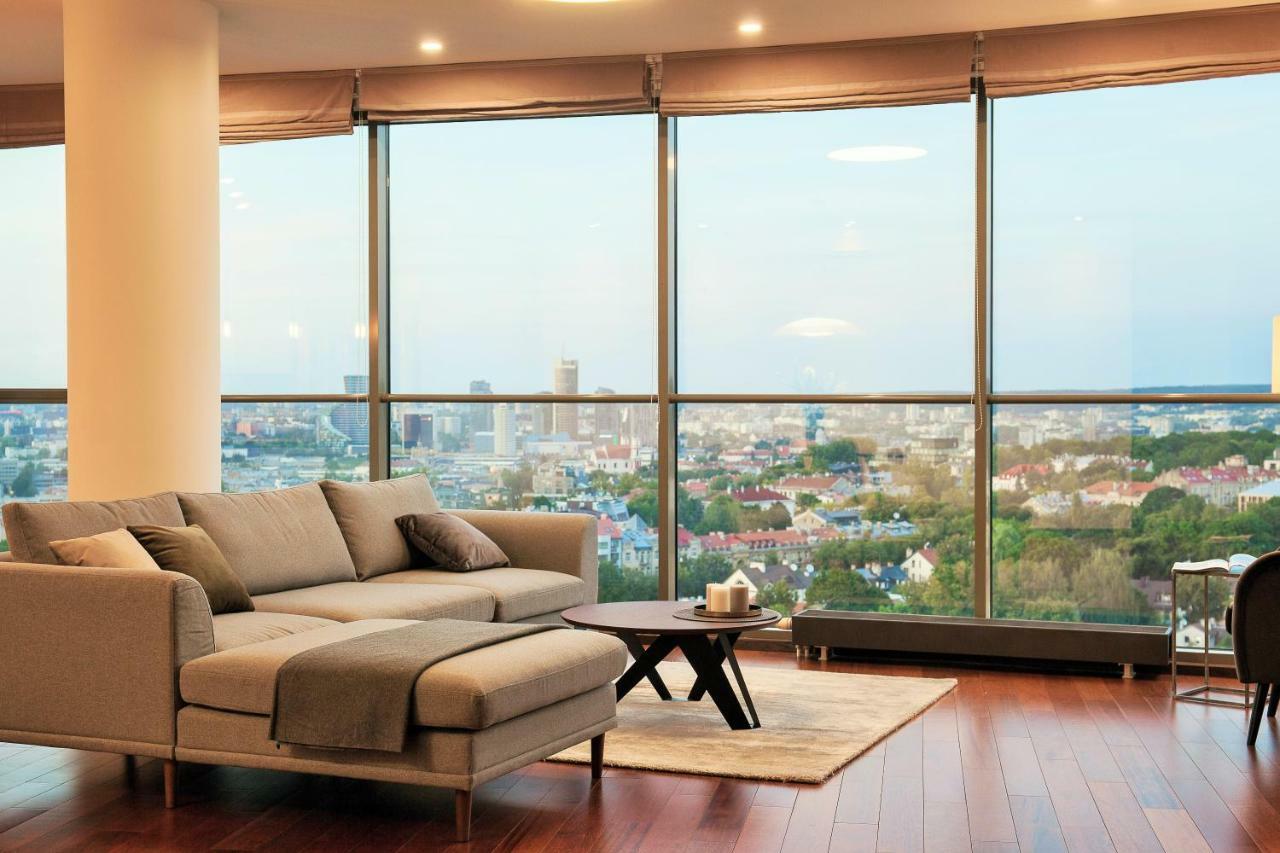 Luxury Panoramic Vilnius Apartment Bagian luar foto