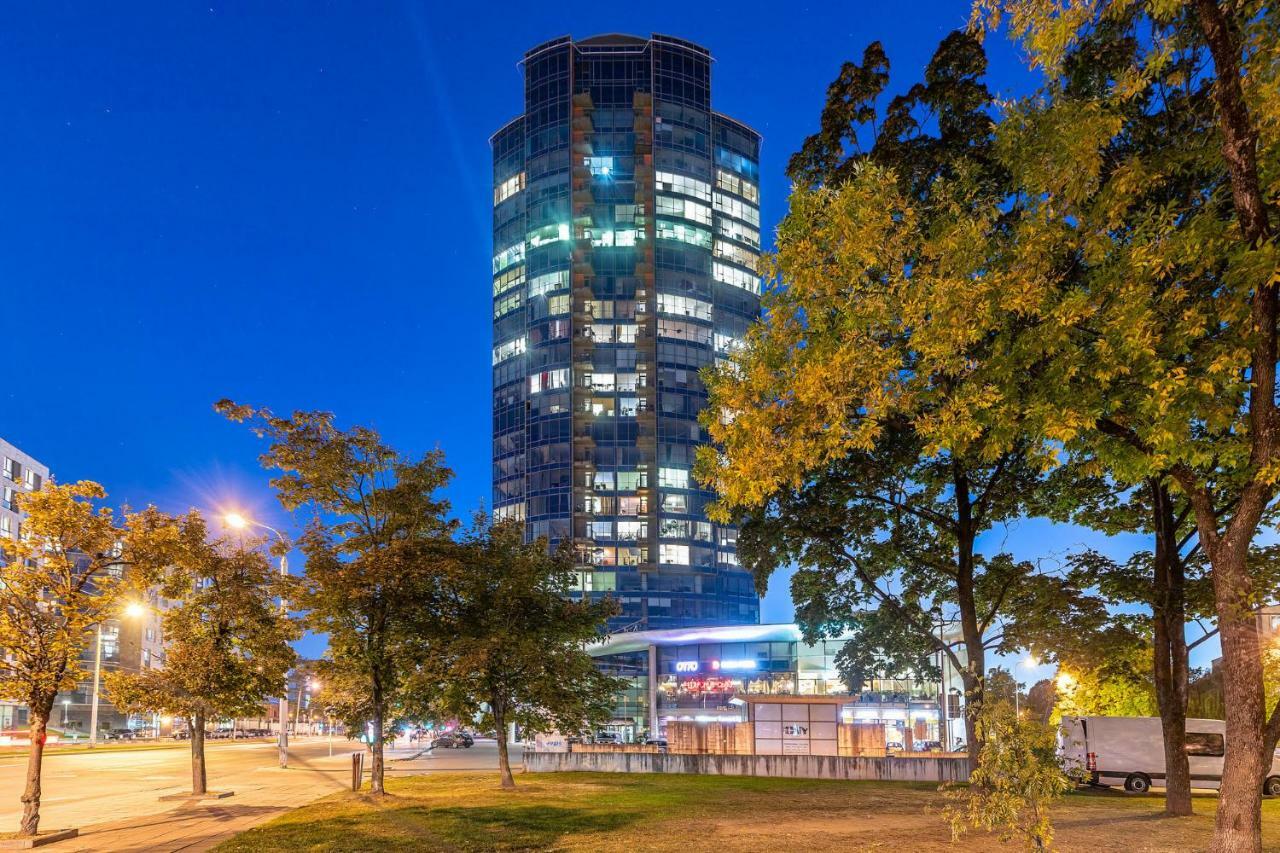 Luxury Panoramic Vilnius Apartment Bagian luar foto